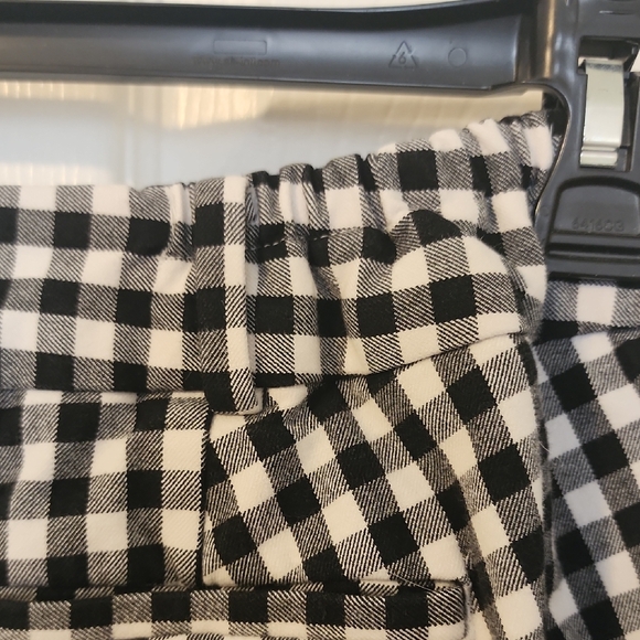 Talbots Black and White Checkered Cropped Pants - Picture 9 of 13